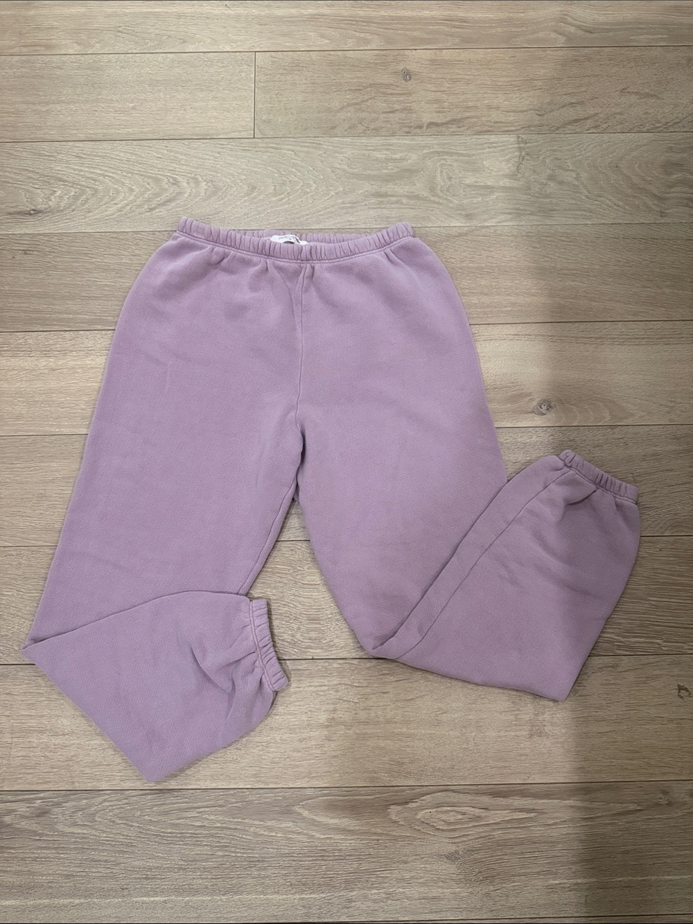 Perfectwhitetee fleece sweatpants purple